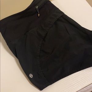 Black Lululemon Running Shorts